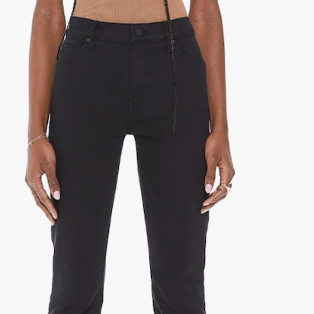 MOTHER - Rascal Ankle Fray 25 Blk